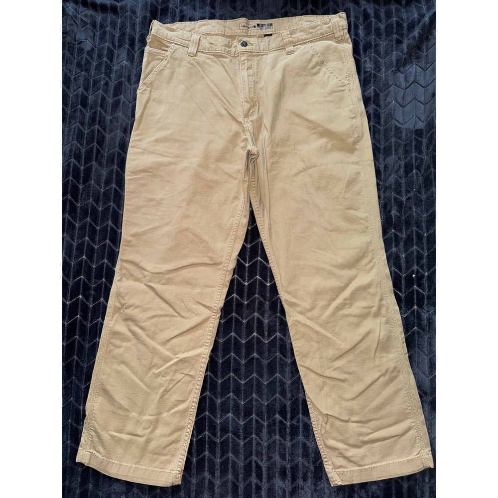 Carhartt Men's Rugged Flex Relax Fit‎ Canvas 5-pocket Work Pants Size 38